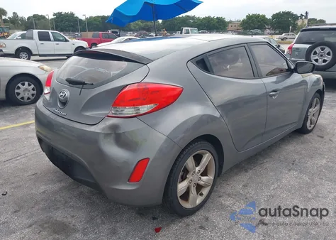 2015 Hyundai Veloster z USA, uszkodzony, nr VIN KMHTC6AD6FU227442